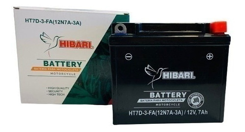 Bateria Hibari Ht7d-3-fa (12n7a-3a) Honda E-storm 125