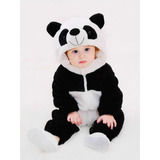 Pijama Polar Disfraz Oso Panda Invierno Otoño Niño Niña Bebé