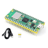 Microcontrolador B Presoldado Waveshare Raspberry Pi Pico W