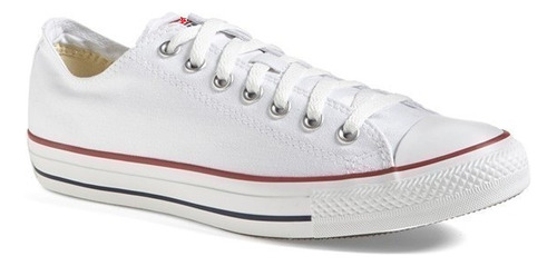 Tenis Clasico De Lona Color Blanco Economico Importado ¡