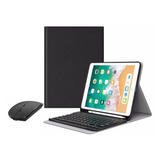 Funda Con Teclado Y Mouse Bluetooth Para iPad 2018 9.7 PuLG