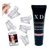 Kit De Unhas Poligel Polygel Presilhas Acrilico Com Manual