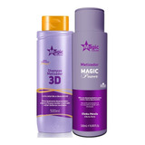 Kit Magic Color Shampoo 500ml + Magic Power Perola 500ml