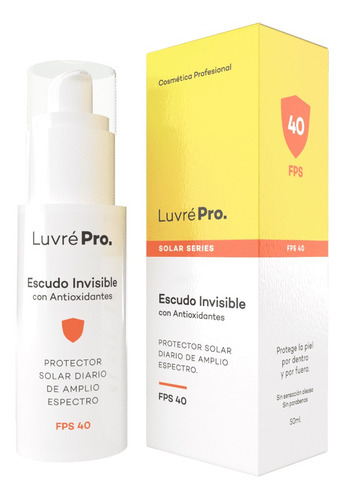 Luvré Pro Escudo Invisible Protector Solar Antioxidan Fps40