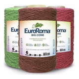 Kit 5 Barbante Euroroma 1.8kg Colorido N°6