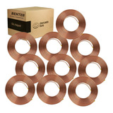 Kit 10 Tubos Capilar Cobre Para Refrigeração 0,31mm Rolo 3m