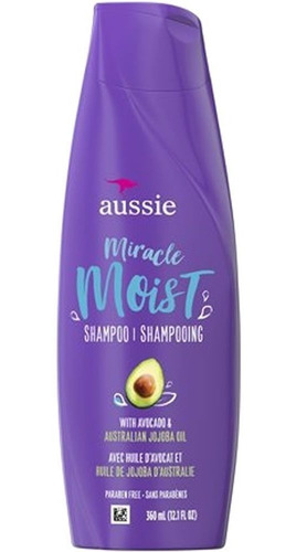 Shampoo Aussie Miracle Moist Com Abacate 360ml