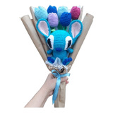 Ramo Tulipanes Y Stich A Crochet