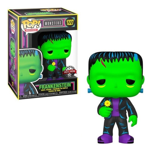 Funko Pop! Frankenstein ( Blacklight ) #1227 Monsters Specia