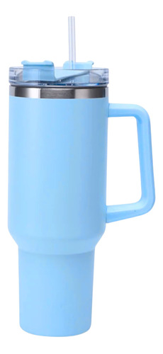 Vaso Térmico 40oz Acero Inoxidable Popote Taza Tipo Stanley