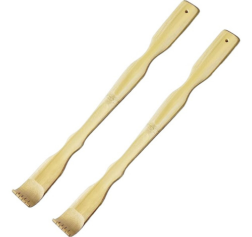 Set X 10 Rascador De Bambú Masajeador De Espalda