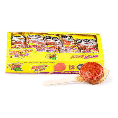 Zumba Rica Paleta Chilito Agridulce Pica Muy Rico 12pz | MercadoLibre