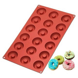 Molde De Silicón Para Mini Donuts Pequeñas