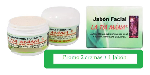 Promo 2 Cremas Tia Mana+ 1 Jabon Tia Mana  Morelia Michoacán