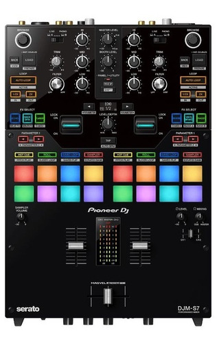 Mezcladora Para Dj Pioneer Djm-s7 Para Scratch/2 Ch/usb/bt