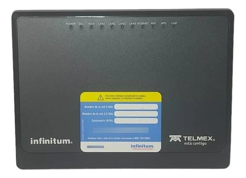 Modem Router Sercomm Entry34t 2.4/5 Ghz 2021 Telmex Modem