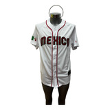 Jersey Original New Era Mundial Beisbol Selección Mexico 23