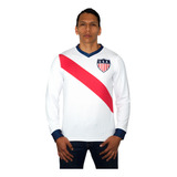 Jersey Retro Estados Unidos 50s Tela Ultra Suave