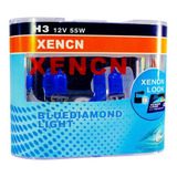 Kit Lâmpada H3 Xencn Super Branca Blue Diamond Vision