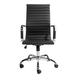 Silla Ejecutiva Alta De Cuero Giratoria Ajustable De Oficina