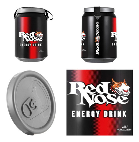 Cooler Térmico Cerveja Redondo Red Nose Protork 24 Latas Nfe