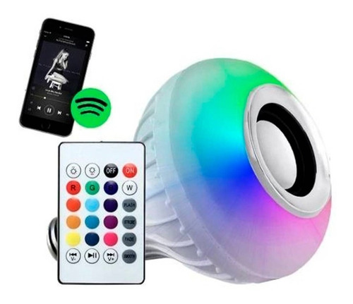 Lámparas Led Bluetooth Parlante Rgb + Control Remoto Oferta!