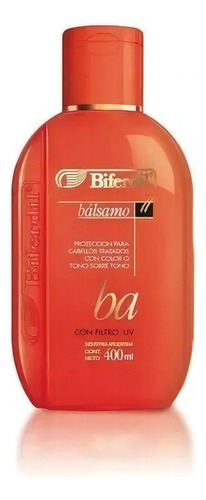 Balsamo Biferdil Proteccion Del Color X 400 Ml