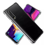 Capa Case Anti Shock + Película De Vidro 3d Galaxy A30s