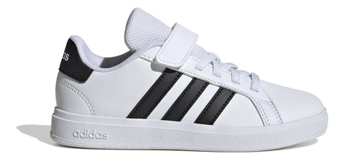 Tenis Niño adidas Grand Court 2.0 Blanco Casual Cintas Ajustable Cómodo Infantil T16-22