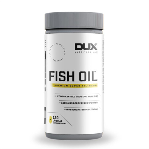 Fish Oil 120 Cápsulas - Dux Nutrition