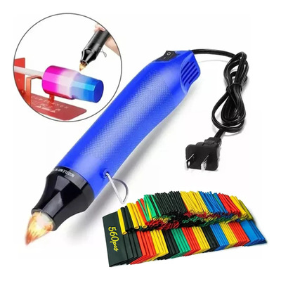 Pistola De Calor Portátil, Pistola De Aire Caliente Diy 300w Azul