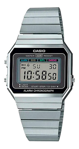 Reloj Casio A700w-1a Unisex Super Slim Resiste Agua Original