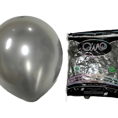 Globos Plateados 30 cm Decoración Fiesta Helio Pack 100 Qwao Qiao | MercadoLibre