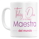 Taza Ceramica Dia Del Maestro Personalizada Con Nombre #2