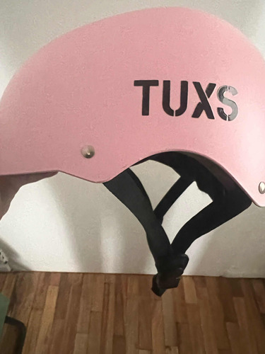 Casco De Bicicleta Tuxs  Impecable Rosa Talle M