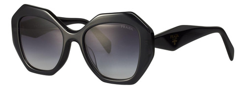 Prada Spr 16w 08q-08i Square Shape Azul Transparente