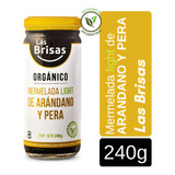 Mermelada Light De Arándano Y Pera Organica 240g Las Brisas