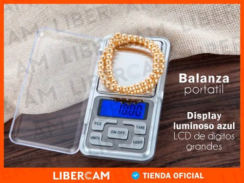 Balanza De Precision De 0.1 Gramos Joyeria Retroiluminada