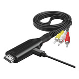 Convertidor Rca A Hdmi 1080p 720p Decodificador A Tv