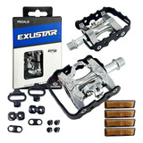 Pedales Exustar Pm812 Mtb Doble Propósito 