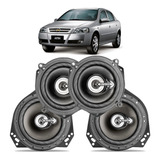 4 Alto Falante Bravox 120w 6/5 Gm Vectra Sedan 98 99 00 01 