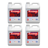 Alcohol 70% Sanitizante Liquido 5lt Con Anmat X 4 Bidones