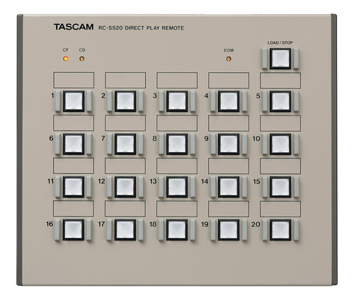 Control Remoto Tascam Rc-ss20 Direct Play Para Grabadoras De