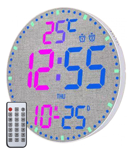 Reloj De Pared Digital Grande De 11,6 Pulgadas Con Estilo C