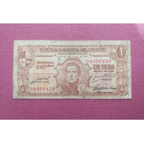 Billete De Un Peso Uruguay Ley De 2 De Enero De 1939 Serie D