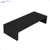 Base Para Monitor E Tela Mdf Preto 50x20x15