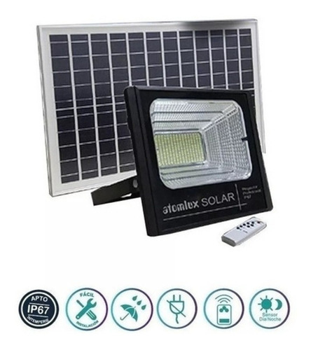 Reflector Solar Led 100w Control Remoto Atomlux Garantia