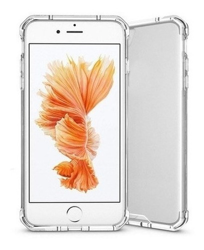 Funda Para iPhone 8 Plus Anti Golpes Transparente + Vidrio