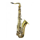 Saxofón Tenor Silvertone Slsx025 Combinado Con Estuche Y Boq