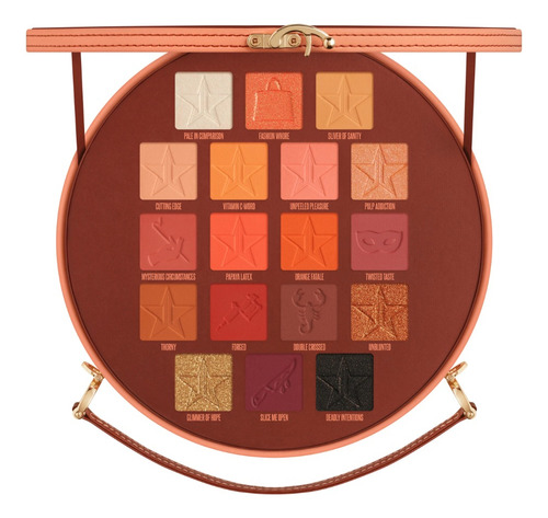 Pricked Artistry Palette - Jeffree Star Cosmetics Color De La Sombra Naranjas